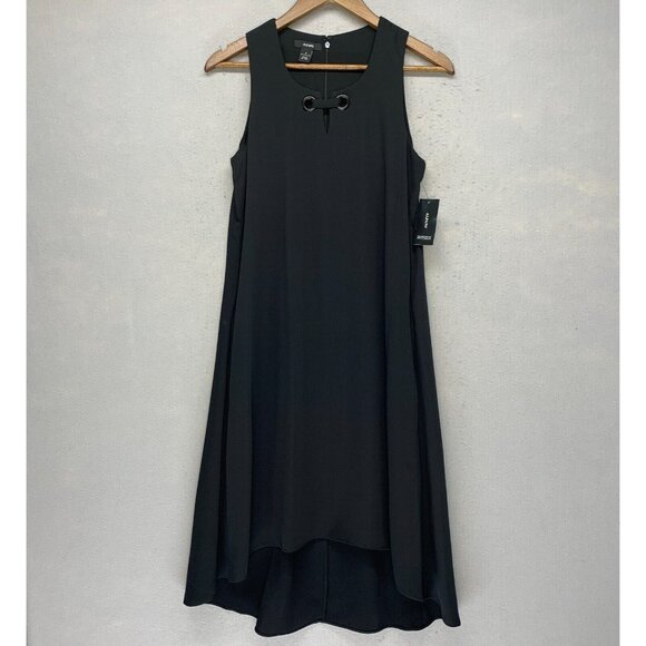 Alfani Womens Rose Shimmer Sleeveless Hi Low Flowy Formal Occasion Dress 4 NWT - Picture 1 of 10